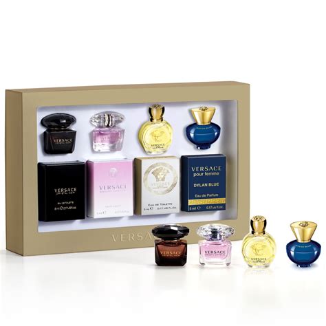 versace mini perfume set ml|Versace mini perfume set women.